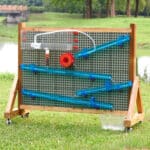 MASTERKIDZ Drewniana Ściana Tablica XXL Naukowa Kreatywna STEM WALL Outdoor - 003