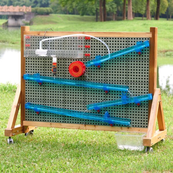 MASTERKIDZ Drewniana Ściana Tablica XXL Naukowa Kreatywna STEM WALL Outdoor - 003