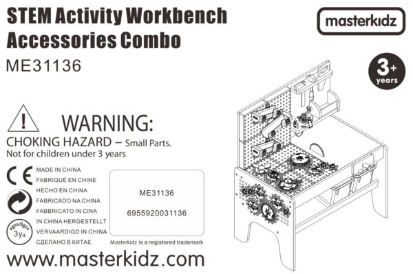 MASTERKIDZ Zestaw Akcesoriów do Stołu Warsztatowego STEM 111 el. - 011