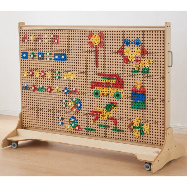 MASTERKIDZ Zestaw Geometrycznych Kształtów Klocków do Paneli Ściennych STEM 260 el. - 004