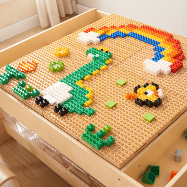 MASTERKIDZ Zestaw 4 Nakładek Na Panel Do Budowania Z Małych Klocków - 002