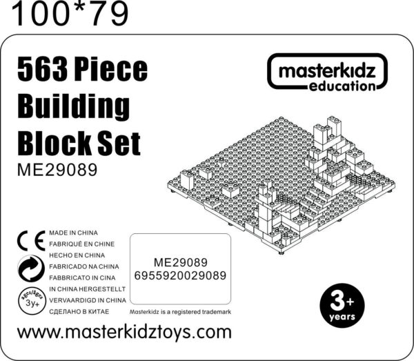 MASTERKIDZ Zestaw Klocków Konstrukcyjnych STEM 563 el. - 007