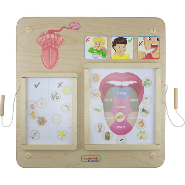 MASTERKIDZ Tablica Edukacyjna Zmysł Smaku Montessori - 001