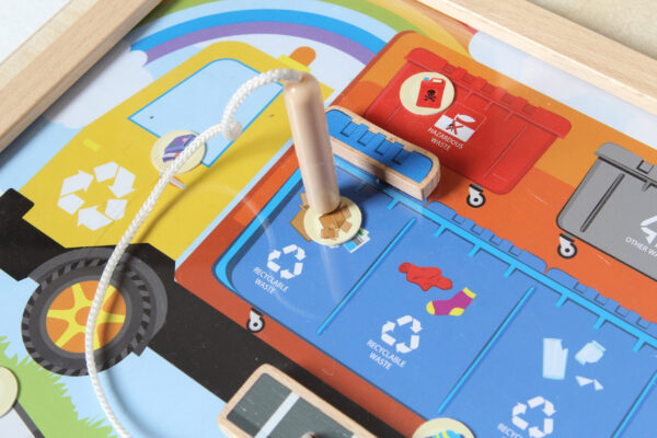 MASTERKIDZ Tablica Edukacyjna Segregacja Odpadów Montessori - 004