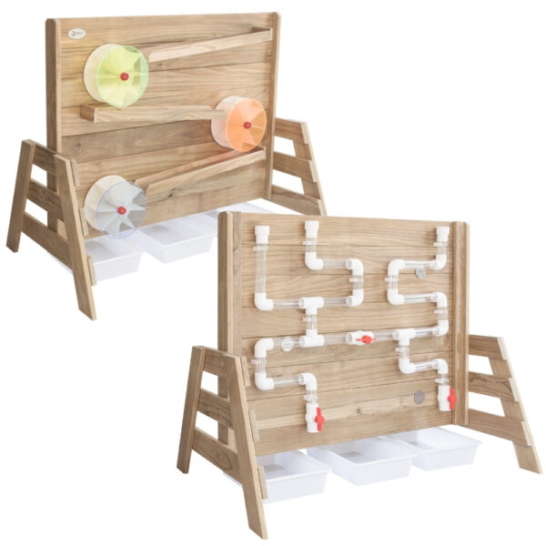 CLASSIC WORLD EDU Drewniana  Ściana Zabawa Wodą - 001