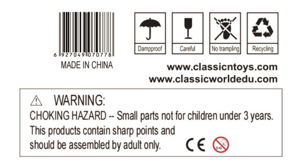 CLASSIC WORLD EDU Drewniana Sztaluga Edukacyjna - 007