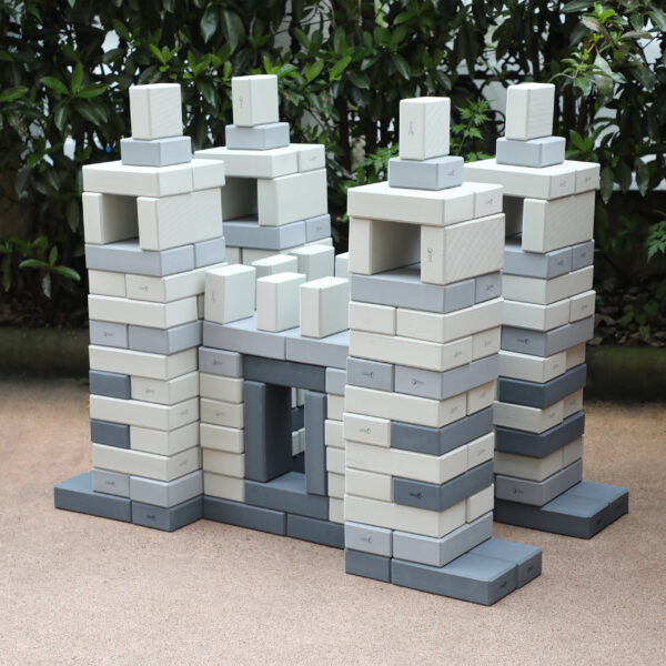 CLASSIC WORLD EDU Mega Klocki Konstrukcyjne Cegiełki EVA Miękkie do Budowania 90 el. - 002