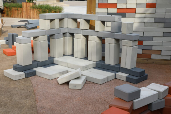 CLASSIC WORLD EDU Mega Klocki Konstrukcyjne Cegiełki EVA Miękkie do Budowania 90 el. - 006