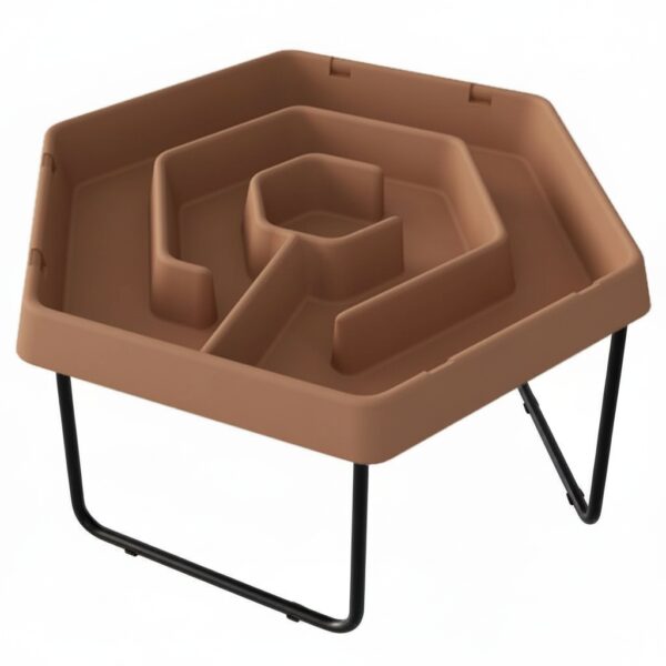 MASTERKIDZ Sześciokątny Stolik Do Zabawy Piaskiem i Wodą Labirynt Regulowana Wysokość - 001