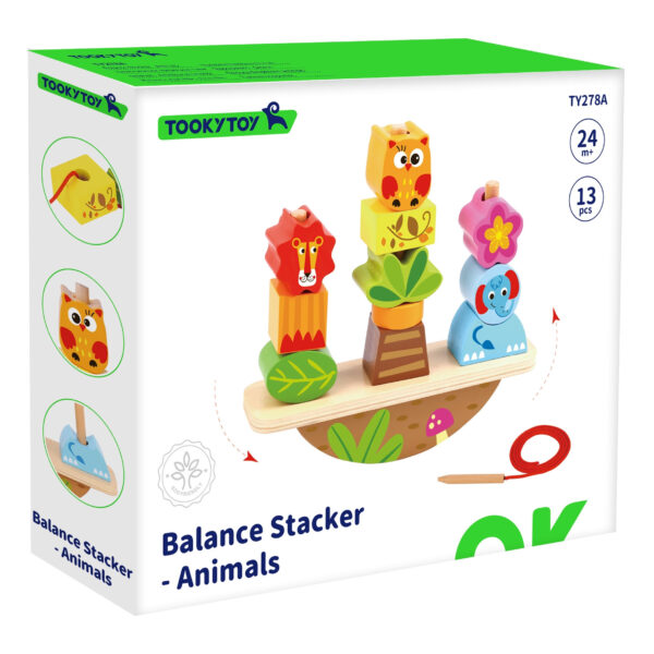 TOOKY TOY Układanka Balansująca Zwierzęta - 011