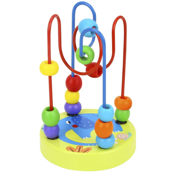 TOOKY TOY Drewniana Edukacyjna Pętla Motoryczna Labirynt Przeplatanka - 002