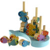 TOOKY TOY Drewniana Gra Wieloryb i Rybki Wielofunkcyjna 4 w 1 - 004