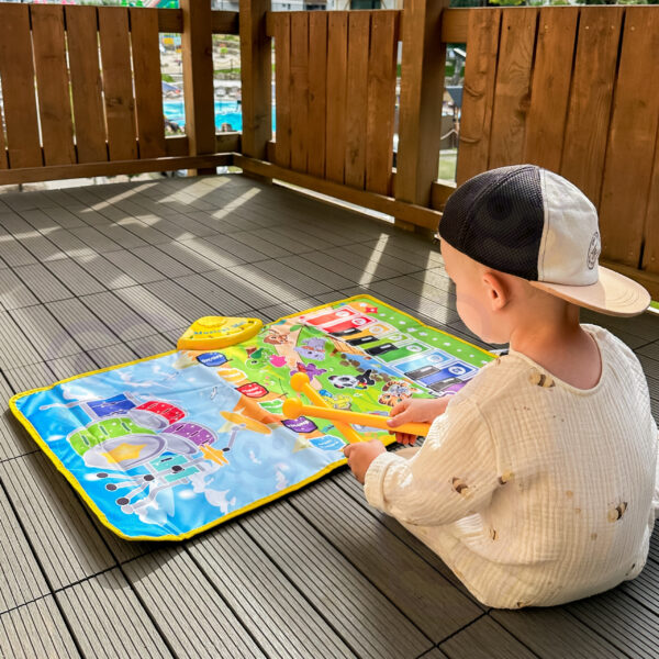 WOOPIE Mata Muzyczna Zwierzątka Interaktywne Pianino I Perkusja 2w1 - 003