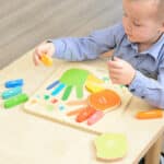 MASTERKIDZ Edukacyjna Tabliczka Drewniana Liczenie Na Palcach - 002