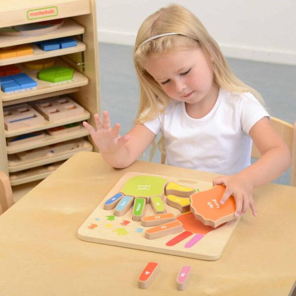 MASTERKIDZ Edukacyjna Tabliczka Drewniana Liczenie Na Palcach - 005