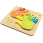 MASTERKIDZ Edukacyjna Tabliczka Drewniana Liczenie Na Palcach - 006