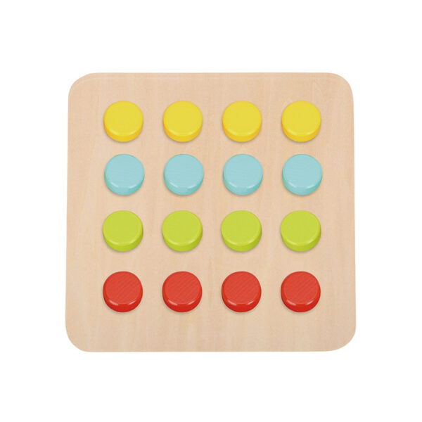 TOOKY TOY Układanka Klocki dla Dzieci Zwierzęta Dopasuj Nauka Kształtów Kolorów + Plansze - 010