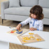 VIGA Drewniane Puzzle Montessori Kogut z Pinezkami - 002