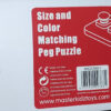 MASTERKIDZ Układanka Nauka Rozmiarów i Kolorów Montessori - 011