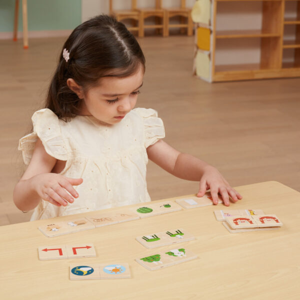 VIGA Drewniana Układanka Puzzle Przeciwieństwa - 006