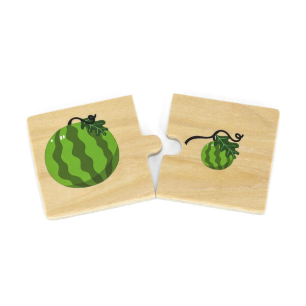 VIGA Drewniana Układanka Puzzle Przeciwieństwa - 012