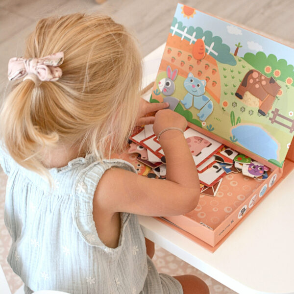 Puzzle Magnetyczne Farma dla Dzieci 3+ 73 Elementy - TOOKY TOY - 004