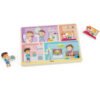 VIGA Puzzle Dźwiękowe Dopasuj Codzienne Aktywności - 002