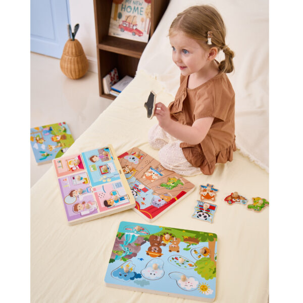 VIGA Puzzle Dźwiękowe Odkrywamy Naturę - 005