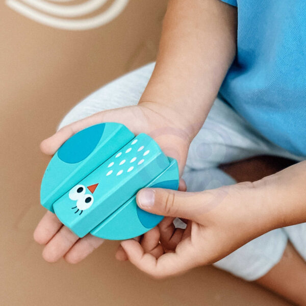 Gra zręcznościowa drewniana wieża 45 klocków zwierzęta - Tooky Toy - 012