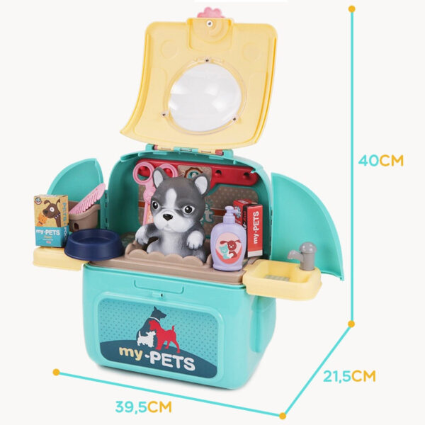 WOOPIE Pies Przenośny Salon Piękoności 2w1 w Plecaku Transporter - 015