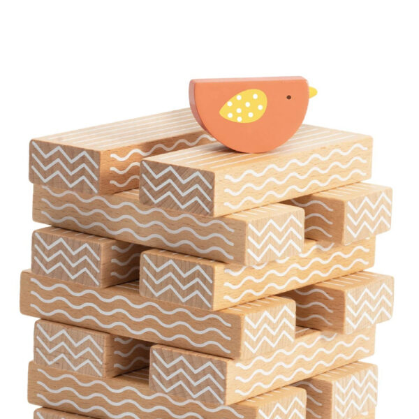 CLASSIC WORLD Gra Edukacyjna Układanie Klocków Ptaków 23 el. - 007