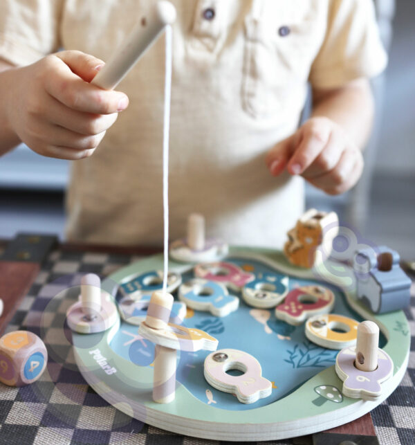 VIGA PolarB Drewniana Gra Łowienie Rybek - 002