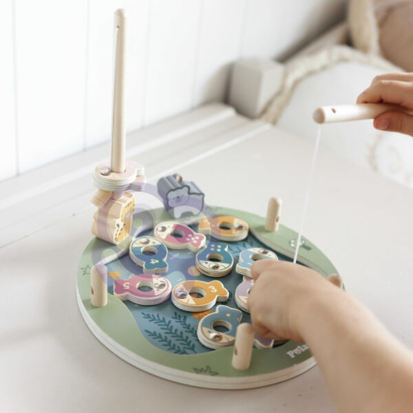 VIGA PolarB Drewniana Gra Łowienie Rybek - 006