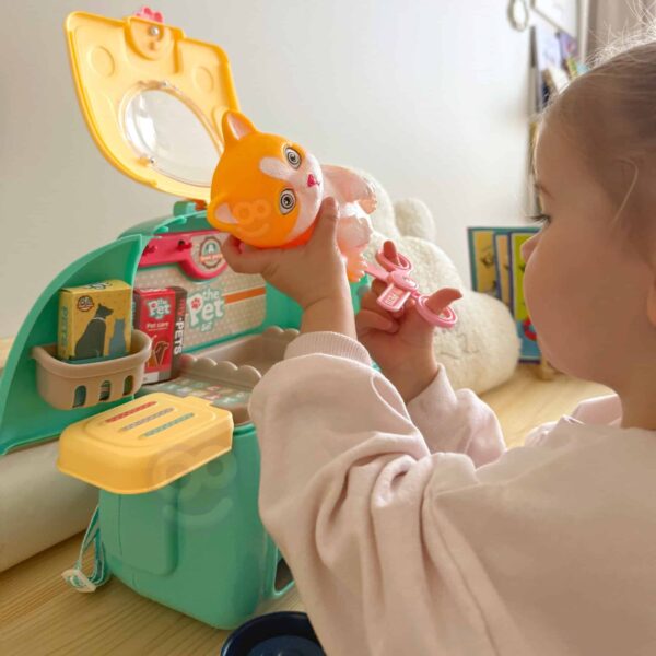 WOOPIE Kotek Przenośny Salon Piękności 2w1 w Plecaku Transporter - 006
