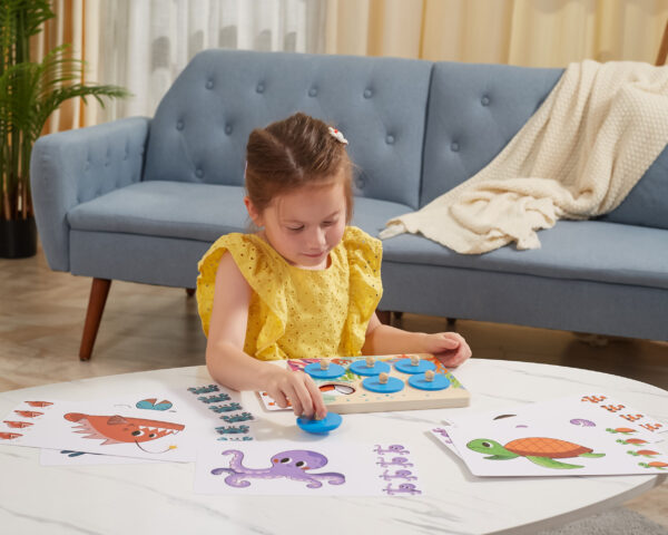 VIGA Gra Porównaj Znajdź Różnice Zwierzęta Morskie - 003