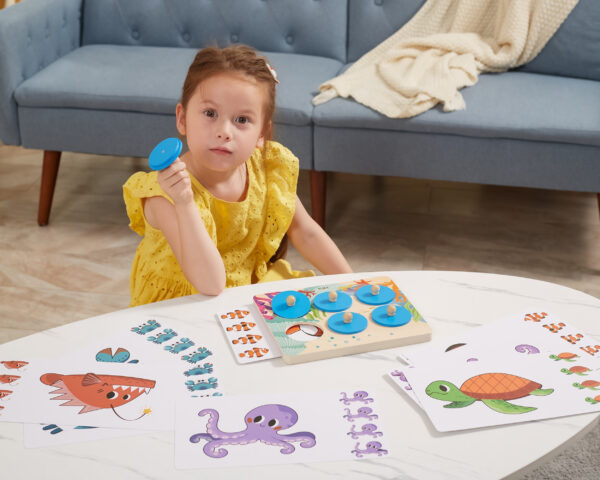 VIGA Gra Porównaj Znajdź Różnice Zwierzęta Morskie - 006