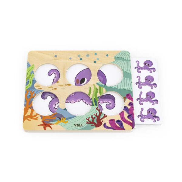 VIGA Gra Porównaj Znajdź Różnice Zwierzęta Morskie - 009