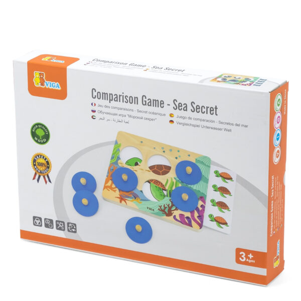 VIGA Gra Porównaj Znajdź Różnice Zwierzęta Morskie - 011