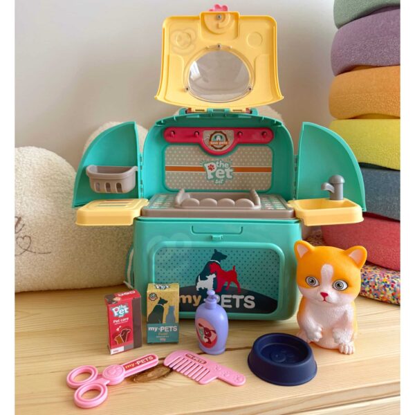 WOOPIE Kotek Przenośny Salon Piękności 2w1 w Plecaku Transporter - 011
