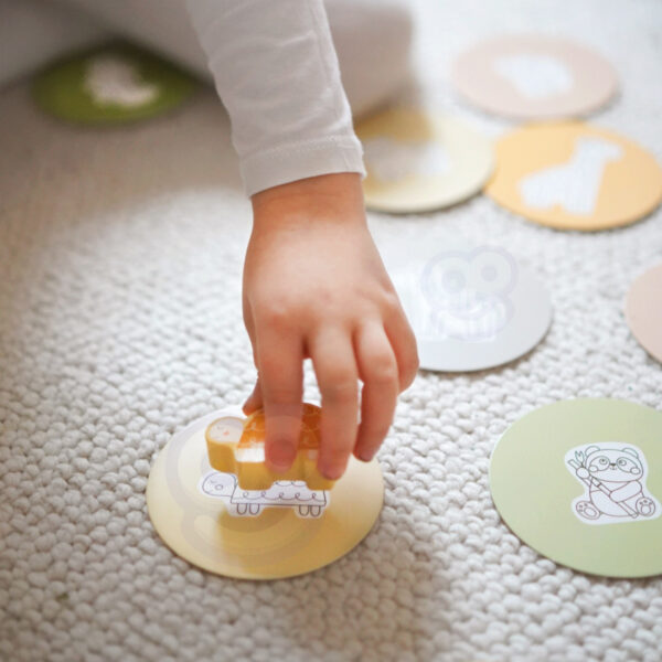 Zabawka Montessori sensoryczna Tajemnicze Pudełko FSC - WOOPIE GREEN - 002