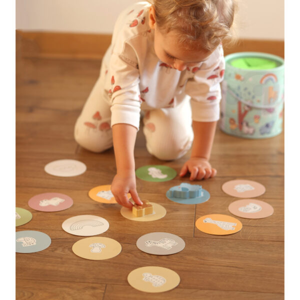 Zabawka Montessori sensoryczna Tajemnicze Pudełko FSC - WOOPIE GREEN - 003