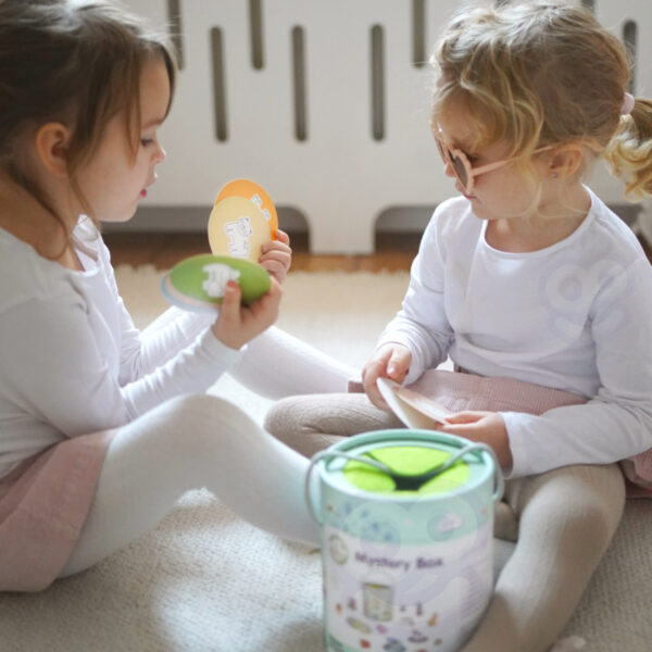 Zabawka Montessori sensoryczna Tajemnicze Pudełko FSC - WOOPIE GREEN - 006