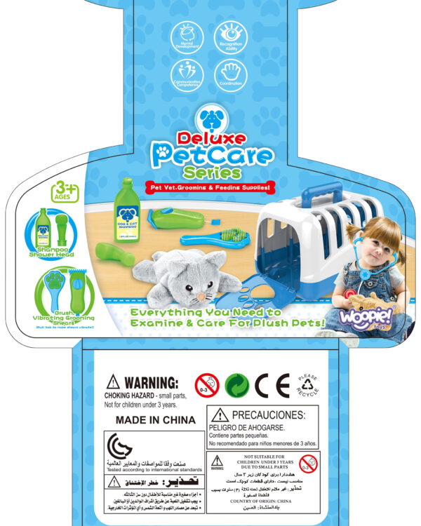 WOOPIE Zestaw Małego Weterynarza Piesek Transporter 6 el. - 009