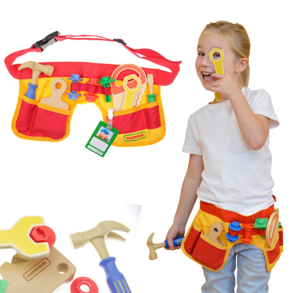 MASTERKIDZ Pas Z Narzędziami Stolarza 12 Elementów - 001 MASTERKIDZ Pas Z Narzędziami Stolarza 12 Elementów - 001