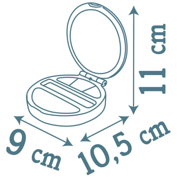 SMOBY My Beauty Puderniczka z Lusterkiem i Światłem Kompaktowa - 010