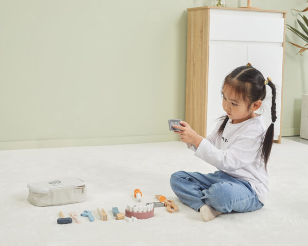 VIGA PolarB Drewniany Zestaw Dentysty Torba - 004