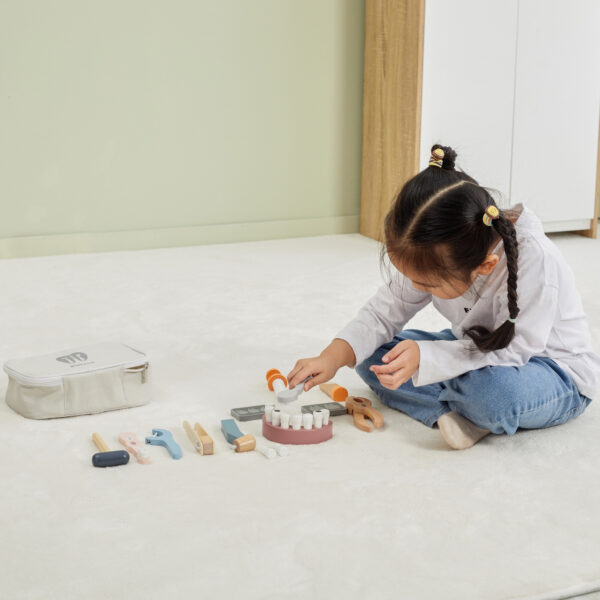 VIGA PolarB Drewniany Zestaw Dentysty Torba - 006