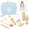 Drewniany zestaw małego lekarza doktora w walizce z akcesoriami - Tooky Toy - 001