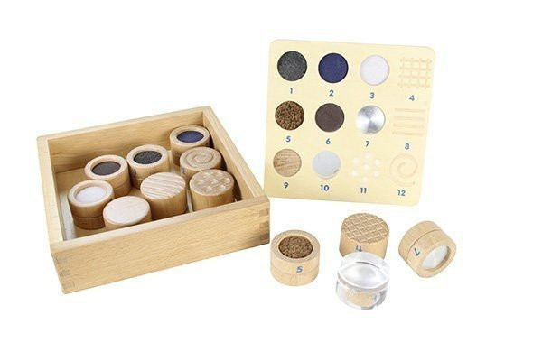 Zgaduj Dotykiem Materiał I Faktura 12 Elementów Montessori - 002