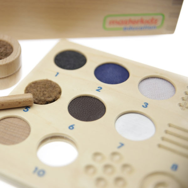 Zgaduj Dotykiem Materiał I Faktura 12 Elementów Montessori - 004